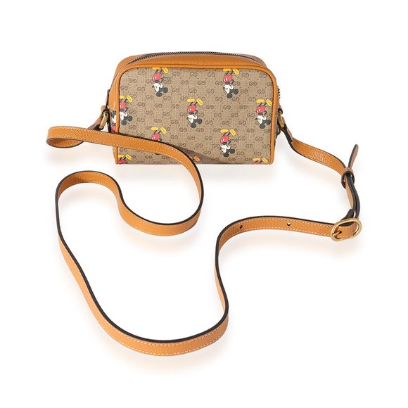 Gucci x Disney Vintage GG Mickey Mouse Shoulder Bag - Picture 3 of 8